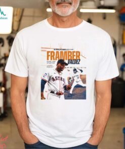 MLB 2024 American League Wild Card Houston Astros Framber Valdez Game One Starter signature t shirt