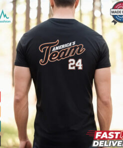 MLB Detroit Tigers America’s Team 24 t shirt