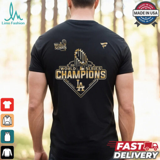 MLB Los Angeles Dodgers World Series 2024 Champions Limited Gold Shirt