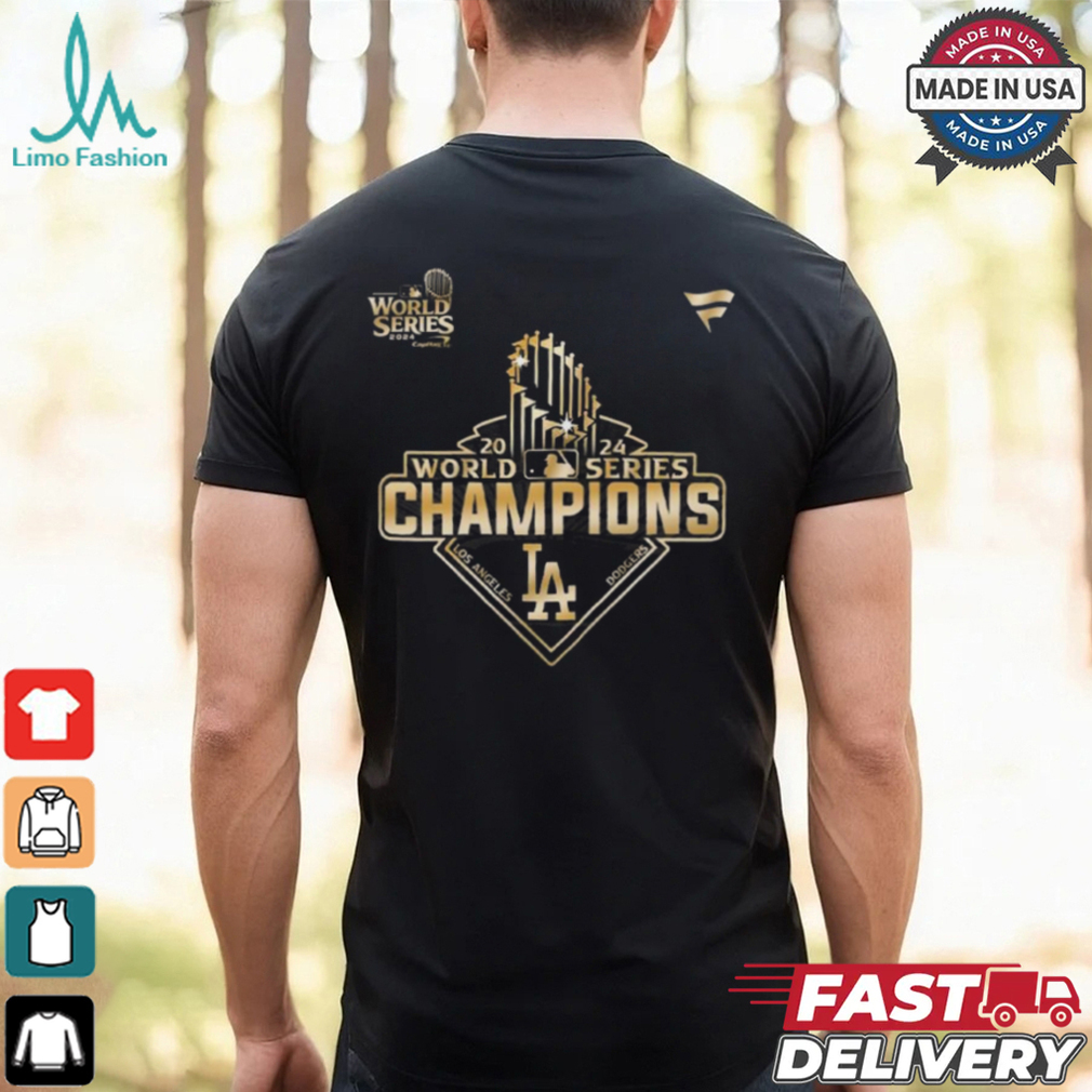 MLB Los Angeles Dodgers World Series 2024 Champions Limited Gold Shirt MLB Los Angeles Dodgers World Series 2024 Champions Limited Gold Shirt