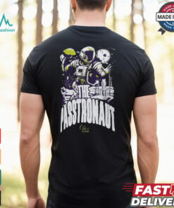 Majestic Threads Joshua Dobbs Black Minnesota Vikings The Passtronaut T Shirt