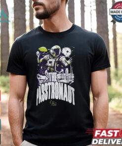 Majestic Threads Joshua Dobbs Black Minnesota Vikings The Passtronaut T Shirt