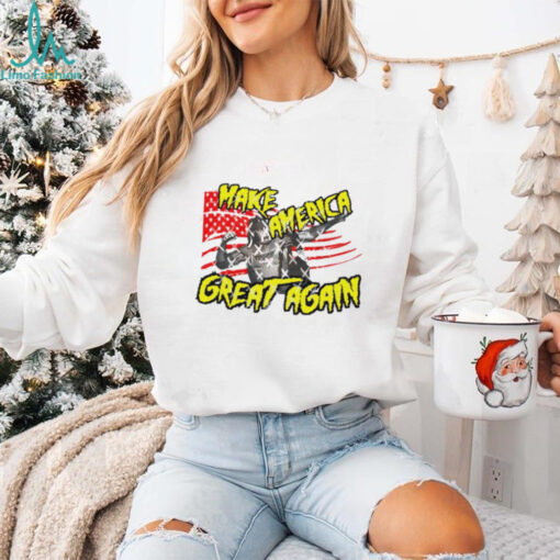 Make America Great Again Hulk Hogan American flag shirt