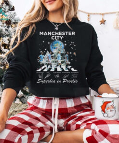 Manchester City 2024 Christmas Superbia In Proelio All Or Nothing T Shirt