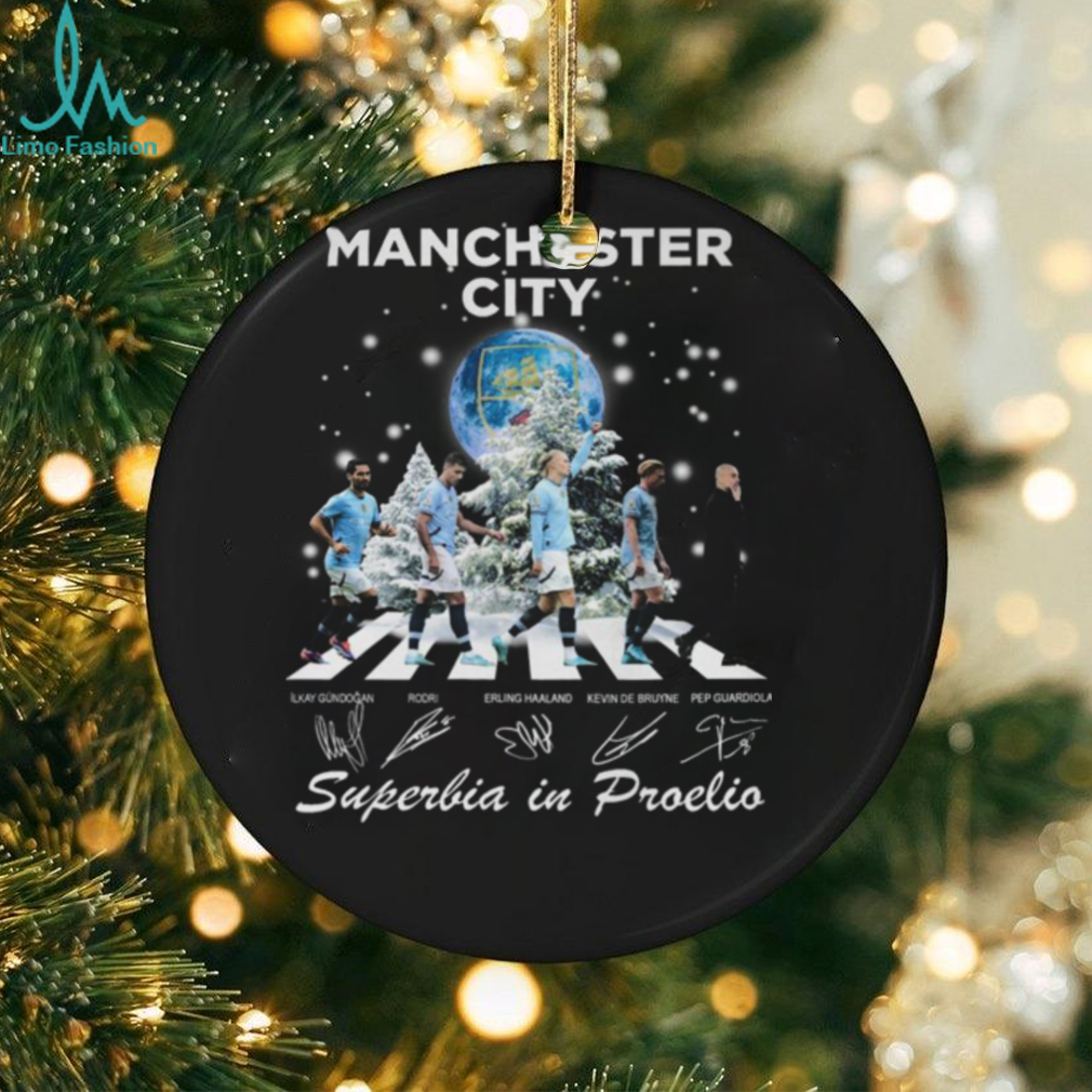 Manchester City 2024 Christmas Superbia In Proelio All Or Nothing T Shirt Manchester City 2024 Christmas Superbia In Proelio All Or Nothing T Shirt