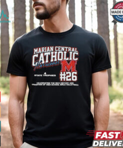 Marian Central Catholic Hurricanes #26 Celebrating The Rich History And Tradition Of High School Girls Volleyball Shirt