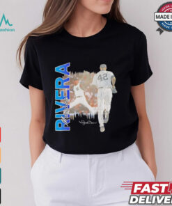 Mariano Rivera New York city skyline signature shirt