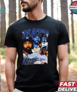 Matt Kemp Dodgers picture collage shirt