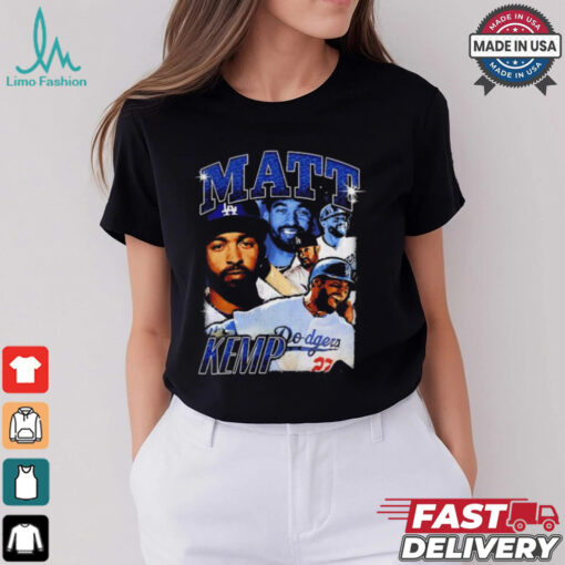 Matt Kemp Dodgers picture collage shirt