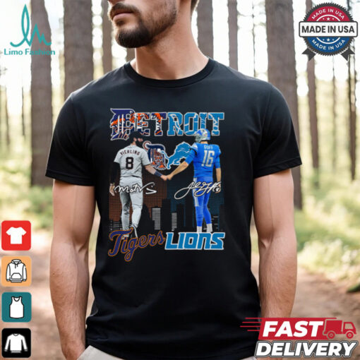 Matt Vierling Jared Goff Tigers Lions Shirt