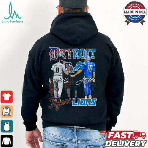 Matt Vierling Jared Goff Tigers Lions Shirt