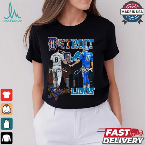 Matt Vierling Jared Goff Tigers Lions Shirt