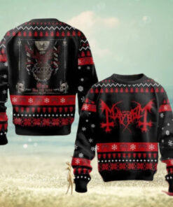 Mayhem Death Black Evil Olso May 11th 2024 Ugly Christmas Sweater Chirstmas Gifts 2024 Xmas For Family And Friends Ugly Sweater