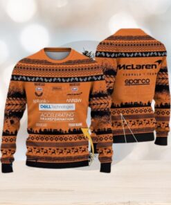 McLaren F1 Team Customized Ugly Christmas Sweater Gift For Holiday