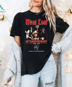 Meat Loaf Band 56th Anniversary 1968 2024 Thank You For The Memories T Shirt