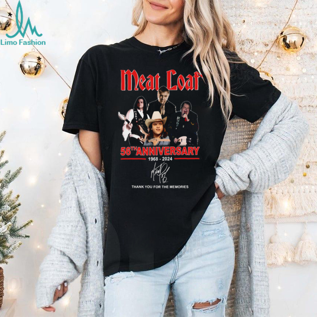 Meat Loaf Band 56th Anniversary 1968 2024 Thank You For The Memories T Shirt Meat Loaf Band 56th Anniversary 1968 2024 Thank You For The Memories T Shirt