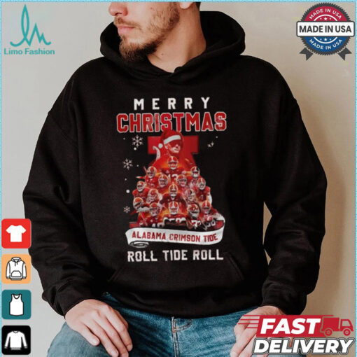 Merry Christmas Alabama Crimson Tide Roll Tide Roll 2024 Shirt