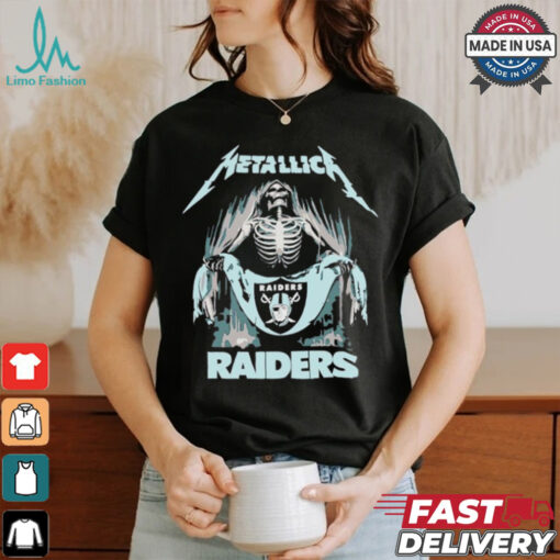 Metallica Las Vegas Raiders NFL Football 2024 Shirt