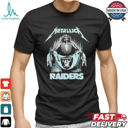 Metallica Las Vegas Raiders NFL Football 2024 Shirt