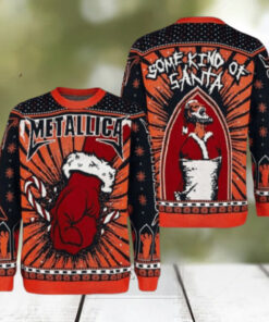 Metallica St Anger Some Kind Of Santa Christmas Style Holiday Merch Ugly Sweater