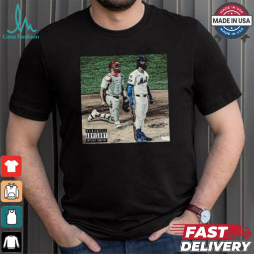Mets Jesse Winker Parental Advisory Explicit Content T Shirt