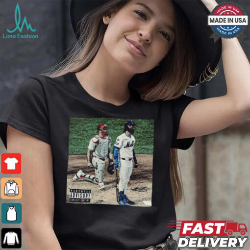 Mets Jesse Winker Parental Advisory Explicit Content T Shirt