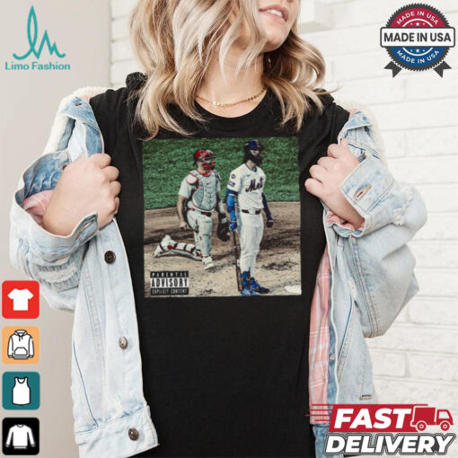 Mets Jesse Winker Parental Advisory Explicit Content T Shirt