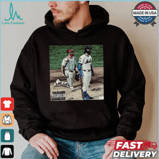 Mets Jesse Winker Parental Advisory Explicit Content T Shirt