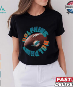 Miami Dolphins Spiral Heavyweight T Shirt