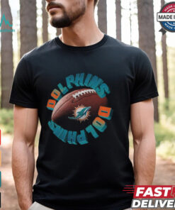 Miami Dolphins Spiral Heavyweight T Shirt