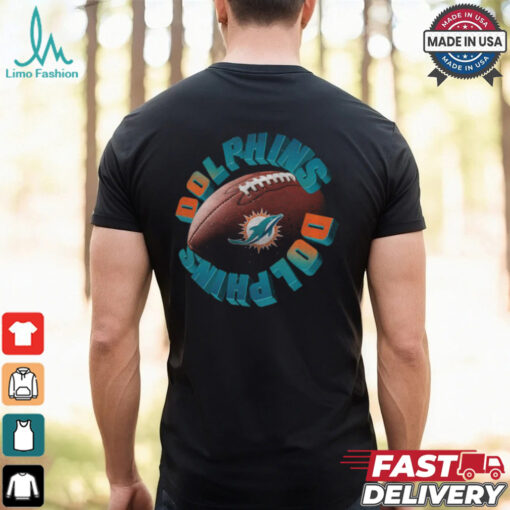 Miami Dolphins Spiral Heavyweight T Shirt