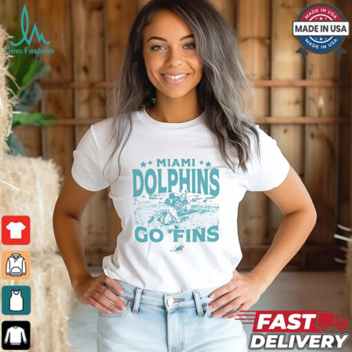 Miami Dolphins go fins logo shirt