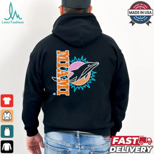 Miami Dolphins x Aleali May Black T Shirts