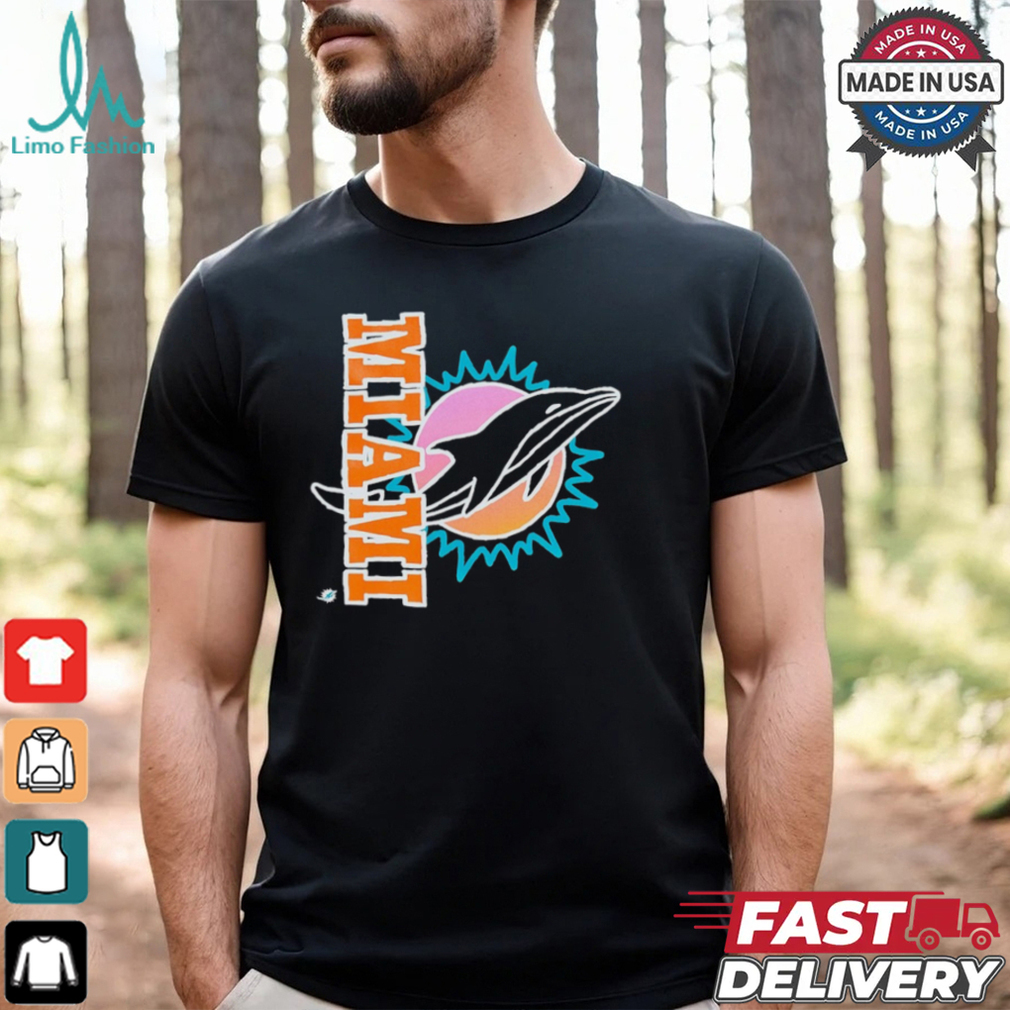Miami Dolphins x Aleali May Black T Shirts Miami Dolphins x Aleali May Black T Shirts