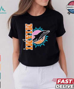Miami Dolphins x Aleali May Black T Shirts