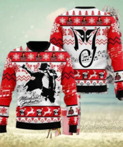 Michael Jackson With Signature Christmas Sweater Chirstmas Gifts 2024 Xmas For Family And Friends Ugly Sweater