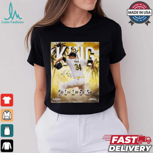 Michael King San Diego Padres MLB 700512 Signature Poster t shirt
