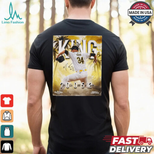 Michael King San Diego Padres MLB 700512 Signature Poster t shirt