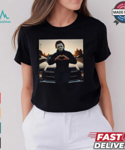 Michael Meyers Halloween Heart Hands Shirt, Michael Meyers Shirt