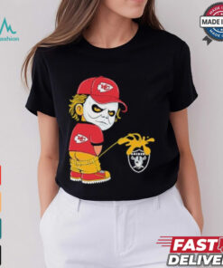 Michael Myers X Kansas City Chiefs Pee On Las Vegas Raiders Shirt