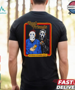 Michael Myers vs Ghostface real friends it’s been a lonely year Halloween shirt