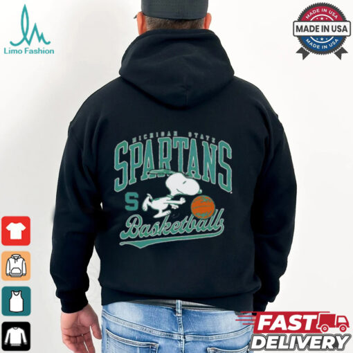 Michigan State Spartans basketball Snoopy shirt