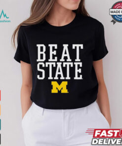 Michigan Wolverines Beat State Rally Call NCAA t shirt