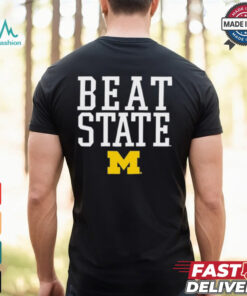 Michigan Wolverines Beat State Rally Call NCAA t shirt