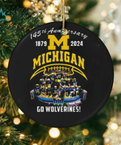 Michigan Wolverines Football 145th Anniversary 1879 2024 Go Wolverines T Shirt