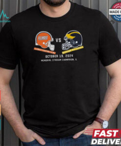 Michigan Wolverines vs Illinois Football October 19, 2024 Matchup Set T Shirt