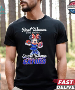 Mickey real women love football smart women love Florida Gators shirt