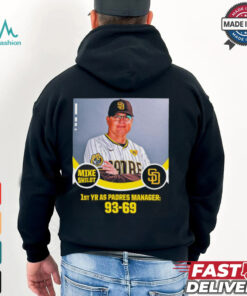 Mike Shildt 1st YR AS Padres Manager 93 69 Poster t shirt