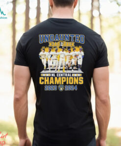 Milwaukee Brewers Undaunted Back 2 Back NL Central Champions 2023 2024 Shirt