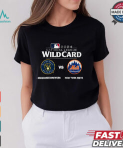 Milwaukee Brewers Vs New York Mets 2024 MLB National League Wild Card Shirt